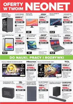 NEONET - gazetka promocyjna Wracamy do szkoły! od poniedziałku 11.08 do środy 27.08 - strona 3