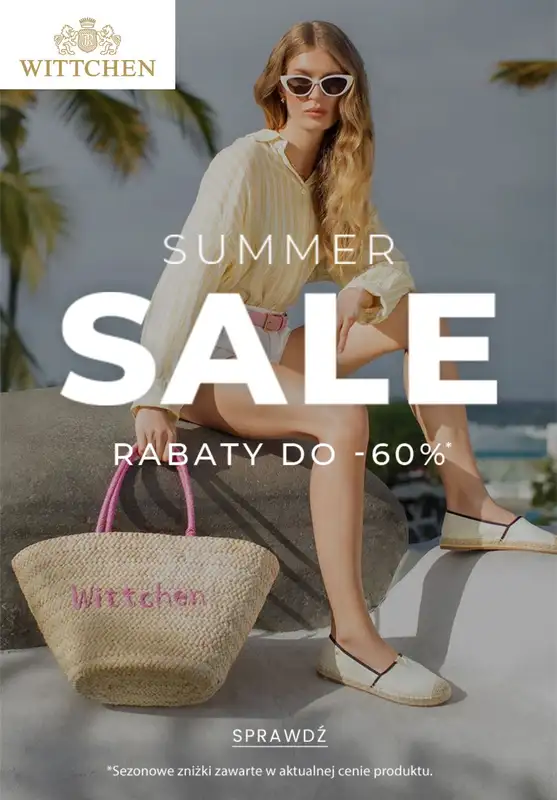 Wittchen - gazetka promocyjna Do -60% summer sale od poniedziałku 11.08 