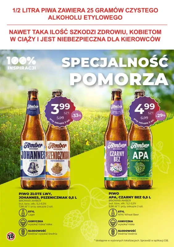 Duży Ben - gazetka promocyjna Gazetka piwna od środy 13.08 do wtorku 26.08 - strona 21