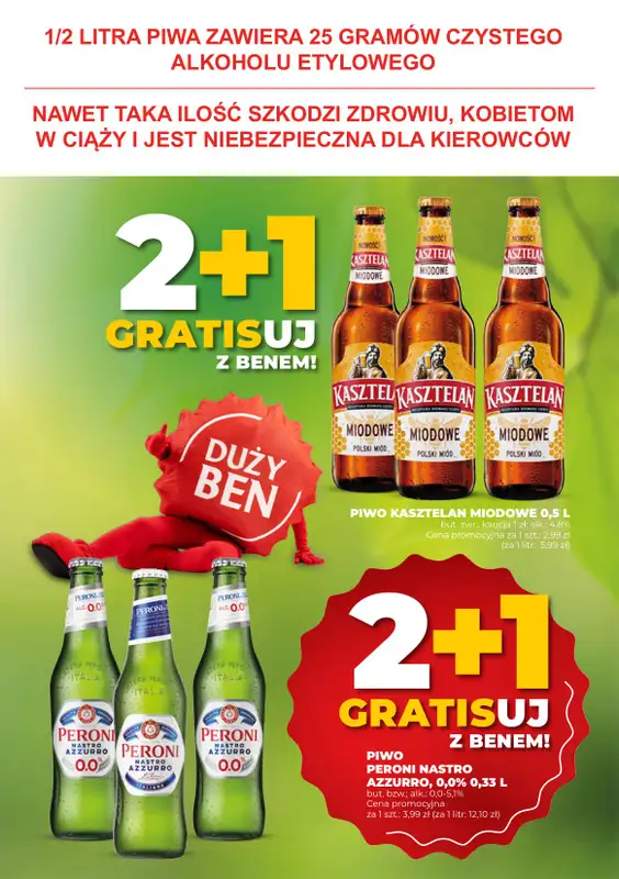 Duży Ben - gazetka promocyjna Gazetka piwna od środy 13.08 do wtorku 26.08 - strona 9