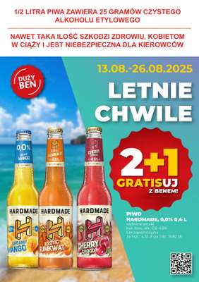 Duży Ben - gazetka promocyjna Gazetka piwna od środy 13.08 do wtorku 26.08