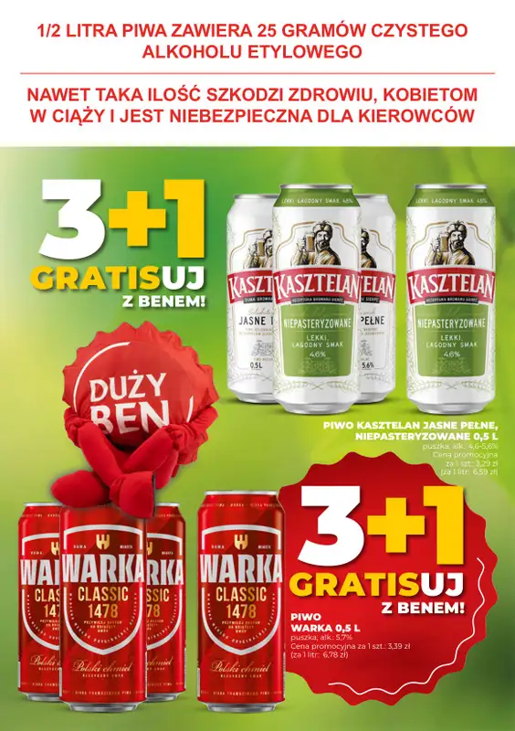 Duży Ben - gazetka promocyjna Gazetka piwna od środy 13.08 do wtorku 26.08 - strona 5