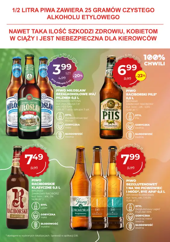 Duży Ben - gazetka promocyjna Gazetka piwna od środy 13.08 do wtorku 26.08 - strona 16