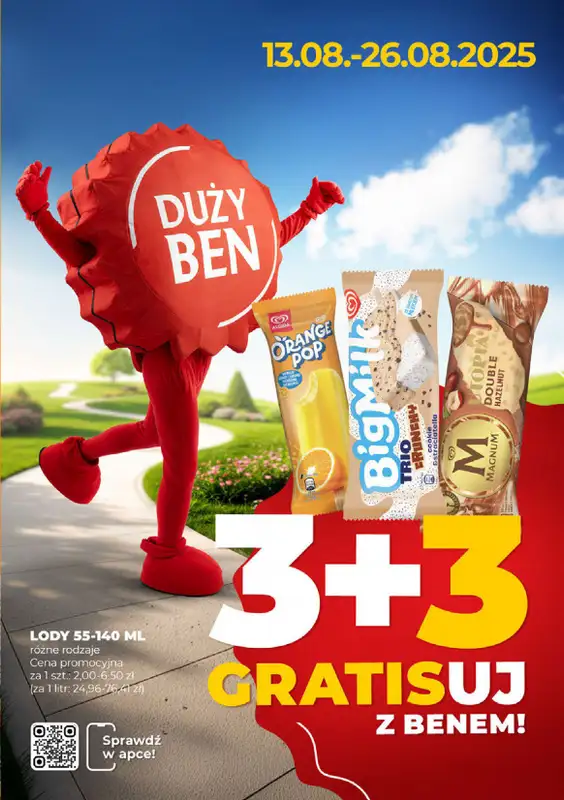 Duży Ben - gazetka promocyjna Gazetka od środy 13.08 do wtorku 26.08