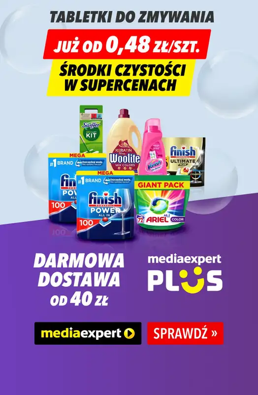 Media Expert - gazetka promocyjna Mega okazje na wielkie porządki! od piątku 08.08 do soboty 16.08