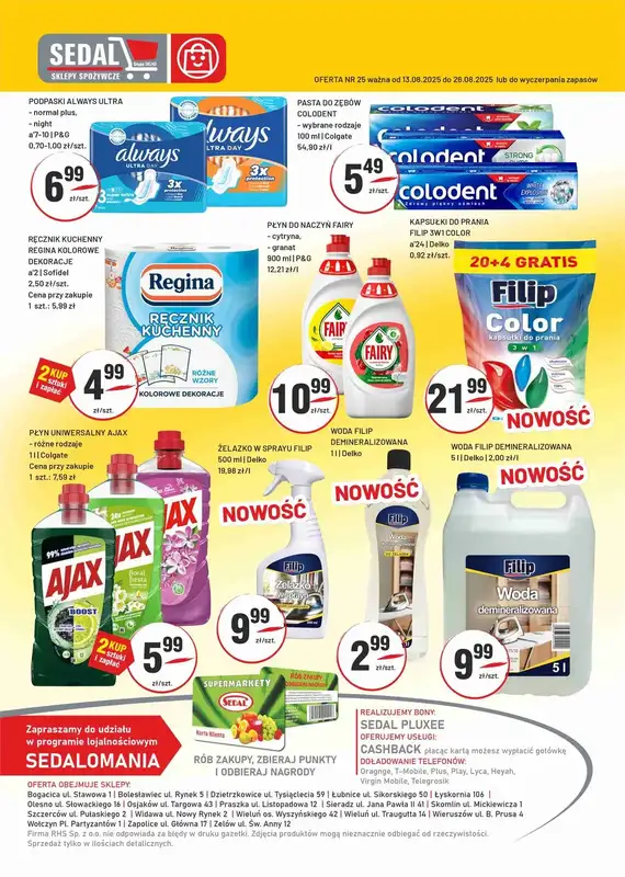 Sedal - gazetka promocyjna Gazetka od środy 13.08 do wtorku 26.08 - strona 8