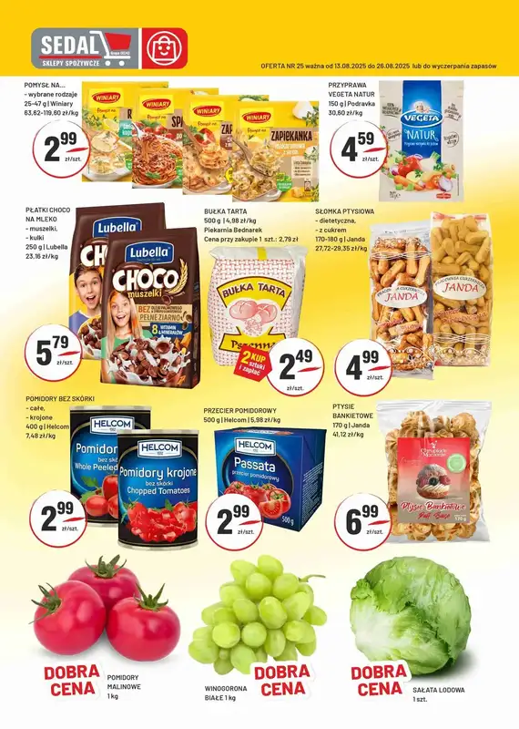 Sedal - gazetka promocyjna Gazetka od środy 13.08 do wtorku 26.08 - strona 4