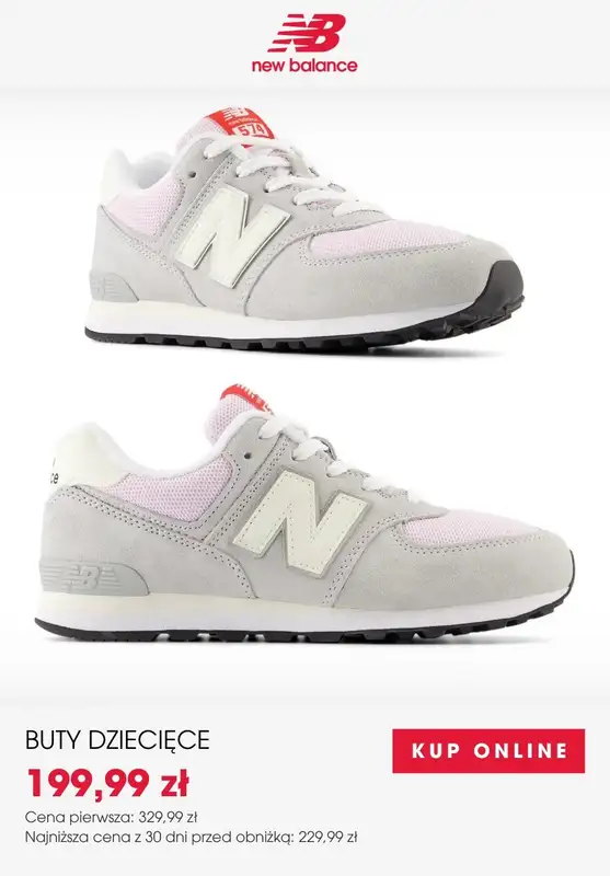 New Balance - gazetka promocyjna SALE – Buty dziecięce na nowy rok szkolny! od wtorku 12.08  - strona 6