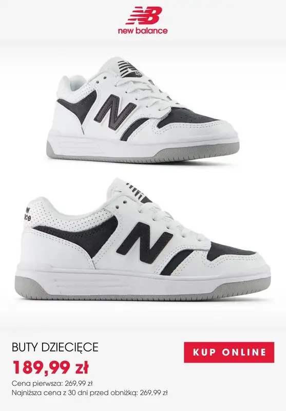New Balance - gazetka promocyjna SALE – Buty dziecięce na nowy rok szkolny! od wtorku 12.08  - strona 5
