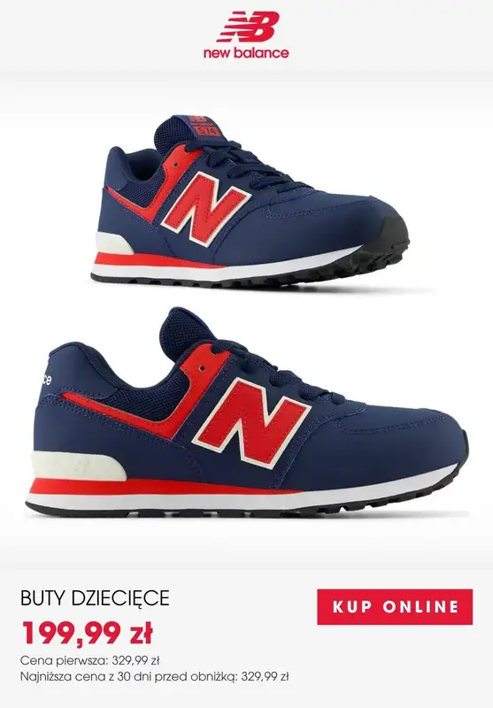 New Balance - gazetka promocyjna SALE – Buty dziecięce na nowy rok szkolny! od wtorku 12.08  - strona 3