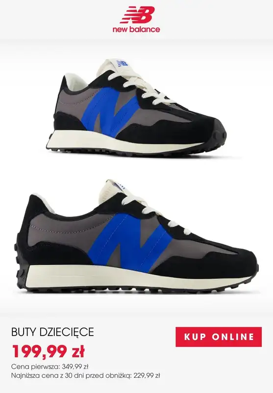 New Balance - gazetka promocyjna SALE – Buty dziecięce na nowy rok szkolny! od wtorku 12.08  - strona 8