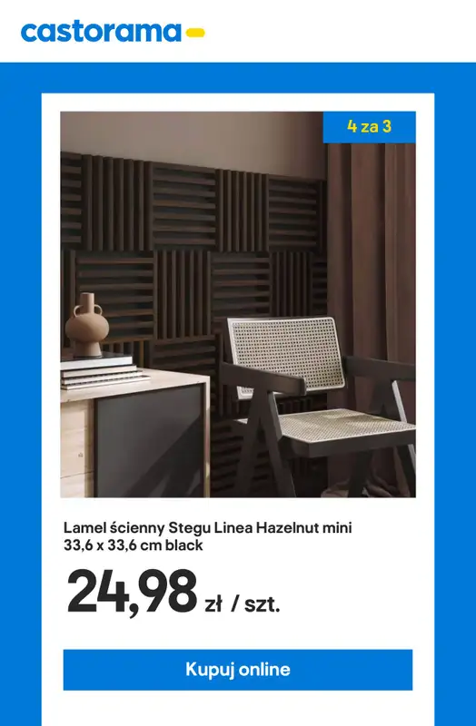 Castorama - gazetka promocyjna Lamele ścienne 4 za 3 - tylko online! od wtorku 12.08 do niedzieli 17.08 - strona 5