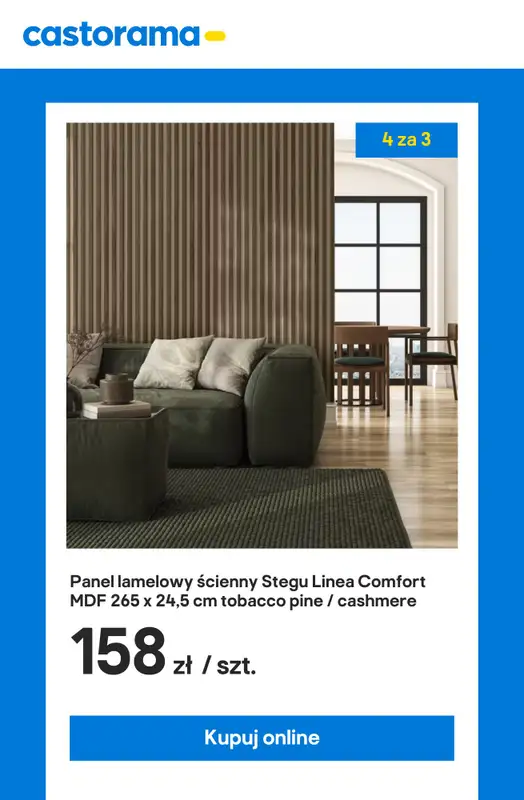 Castorama - gazetka promocyjna Lamele ścienne 4 za 3 - tylko online! od wtorku 12.08 do niedzieli 17.08 - strona 7