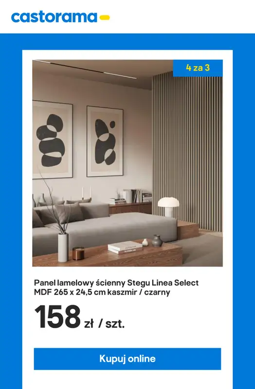 Castorama - gazetka promocyjna Lamele ścienne 4 za 3 - tylko online! od wtorku 12.08 do niedzieli 17.08 - strona 8