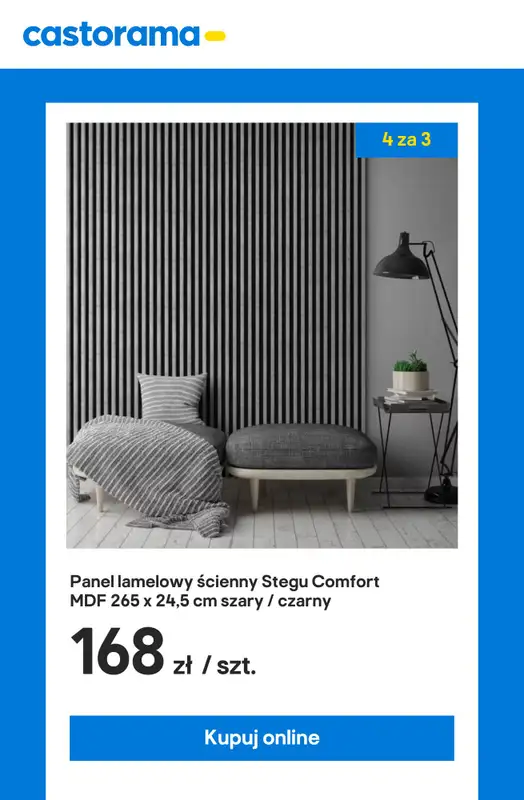 Castorama - gazetka promocyjna Lamele ścienne 4 za 3 - tylko online! od wtorku 12.08 do niedzieli 17.08 - strona 6