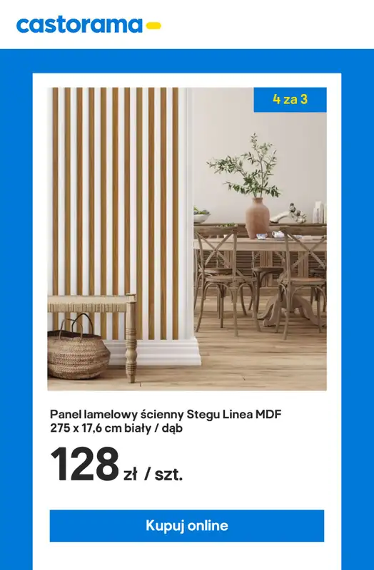 Castorama - gazetka promocyjna Lamele ścienne 4 za 3 - tylko online! od wtorku 12.08 do niedzieli 17.08 - strona 4