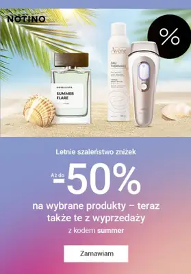 NOTINO - gazetka promocyjna Do -50% szaleństwo zniżek od wtorku 12.08 do niedzieli 17.08