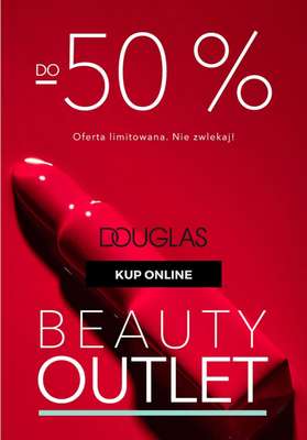 Douglas - gazetka promocyjna Do -50% beauty outlet od wtorku 12.08 do niedzieli 17.08