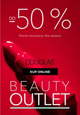Douglas - gazetka promocyjna Do -50% beauty outlet od wtorku 12.08 do niedzieli 17.08 Douglas - gazetka promocyjna Do -50% beauty outlet od wtorku 12.08 do niedzieli 17.08