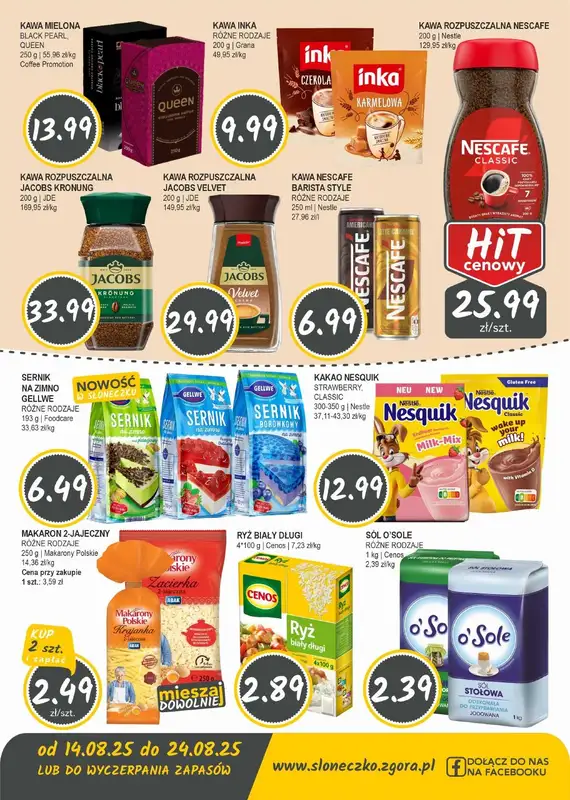 Słoneczko - gazetka promocyjna Gazetka od czwartku 14.08 do niedzieli 24.08 - strona 6