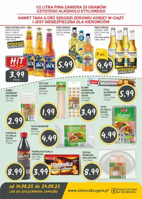 Słoneczko - gazetka promocyjna Gazetka od czwartku 14.08 do niedzieli 24.08 - strona 10 Słoneczko - gazetka promocyjna Gazetka od czwartku 14.08 do niedzieli 24.08 - strona 10