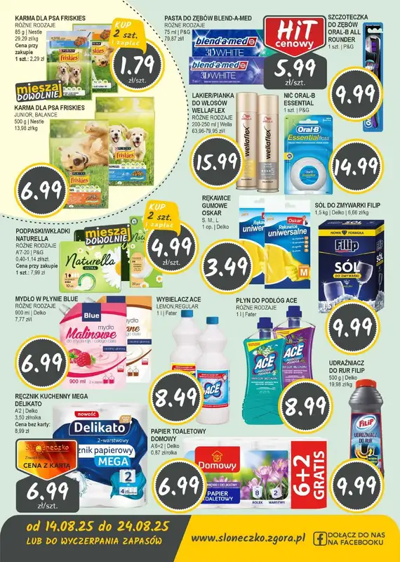 Słoneczko - gazetka promocyjna Gazetka od czwartku 14.08 do niedzieli 24.08 - strona 9