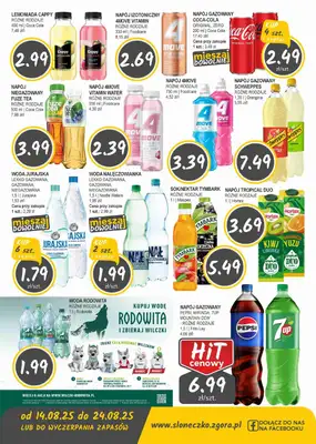 Słoneczko - gazetka promocyjna Gazetka od czwartku 14.08 do niedzieli 24.08 - strona 8 Słoneczko - gazetka promocyjna Gazetka od czwartku 14.08 do niedzieli 24.08 - strona 8