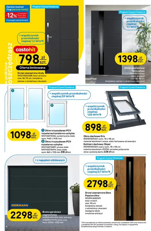 Castorama - gazetka promocyjna Gazetka od środy 13.08 do wtorku 26.08 - strona 4