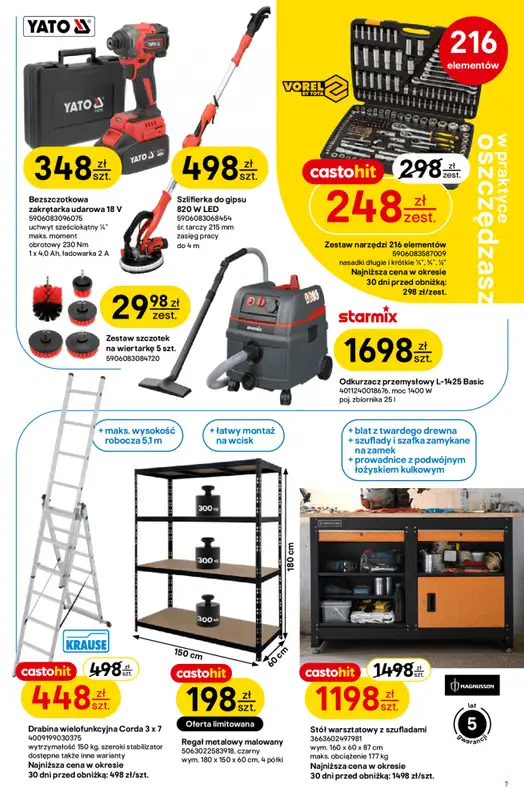 Castorama - gazetka promocyjna Gazetka od środy 13.08 do wtorku 26.08 - strona 7