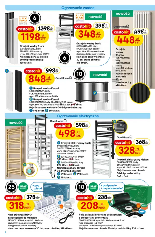 Castorama - gazetka promocyjna Gazetka od środy 13.08 do wtorku 26.08 - strona 8