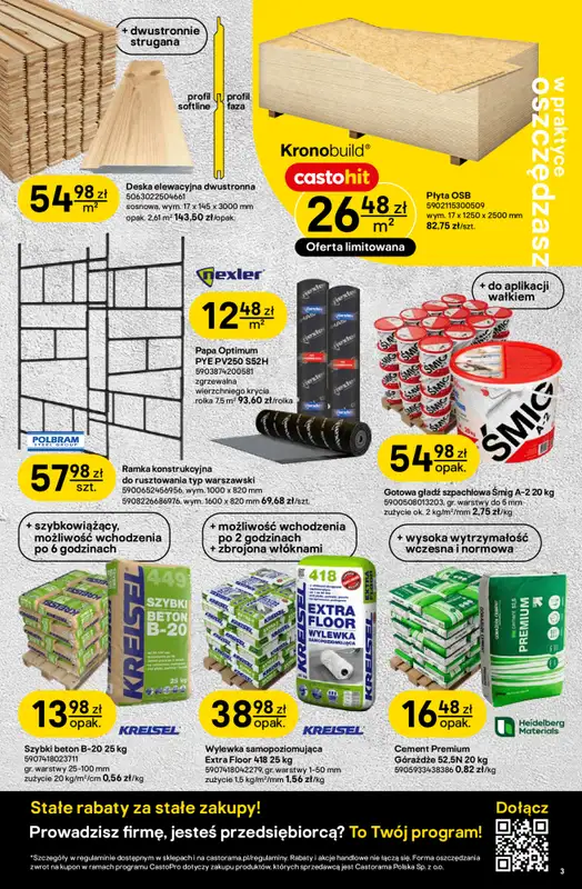 Castorama - gazetka promocyjna Gazetka od środy 13.08 do wtorku 26.08 - strona 3
