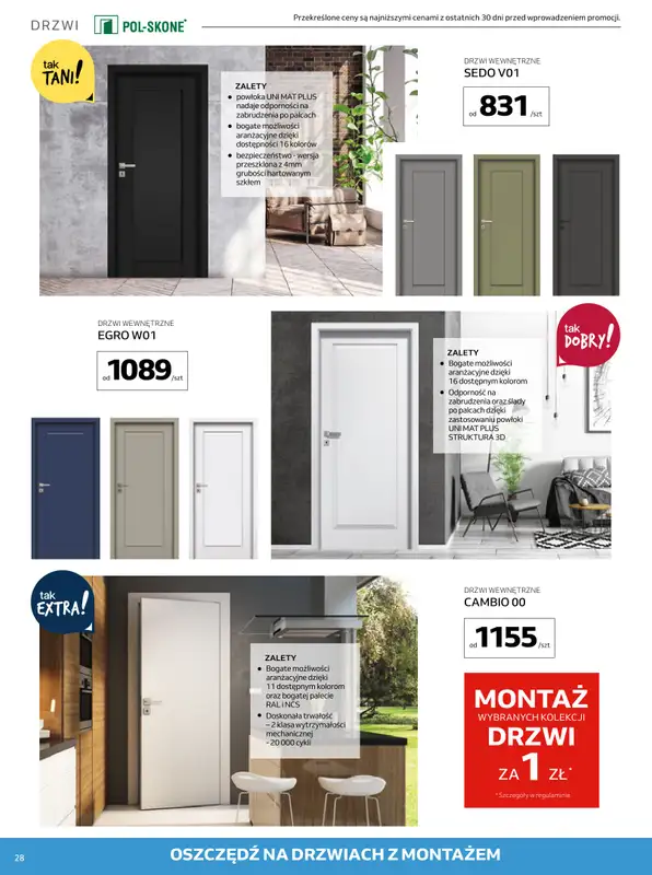 Komfort - gazetka promocyjna Gazetka od środy 13.08 do wtorku 16.09 - strona 28