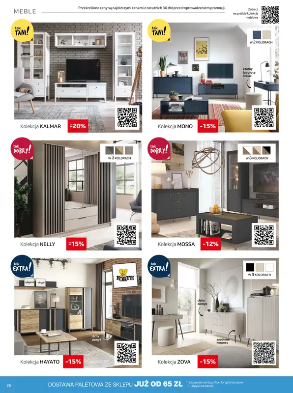 Komfort - gazetka promocyjna Gazetka od środy 13.08 do wtorku 16.09 - strona 36