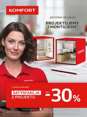 Komfort - gazetka promocyjna Gazetka od środy 13.08 do wtorku 16.09