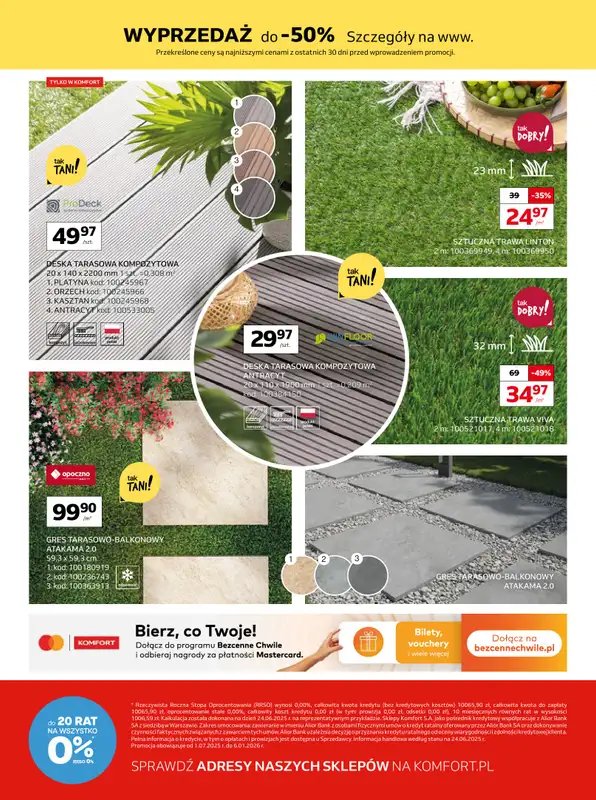 Komfort - gazetka promocyjna Gazetka od środy 13.08 do wtorku 16.09 - strona 40