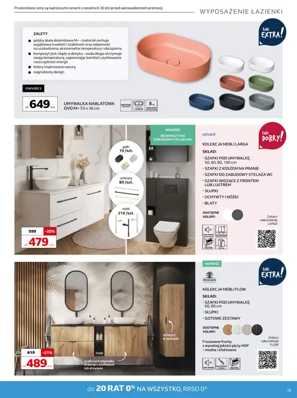 Komfort - gazetka promocyjna Gazetka od środy 13.08 do wtorku 16.09 - strona 13