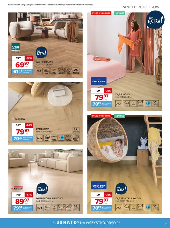 Komfort - gazetka promocyjna Gazetka od środy 13.08 do wtorku 16.09 - strona 21