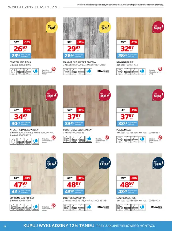 Komfort - gazetka promocyjna Gazetka od środy 13.08 do wtorku 16.09 - strona 18
