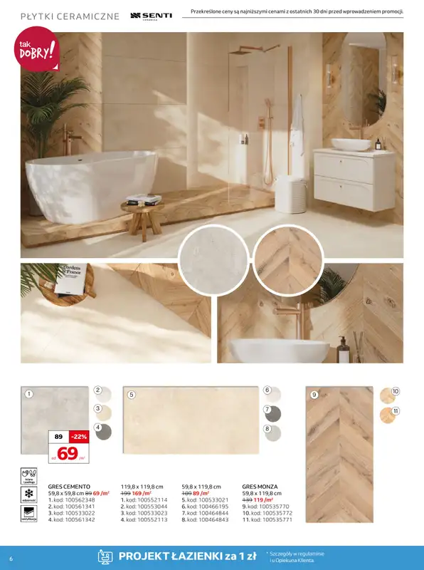 Komfort - gazetka promocyjna Gazetka od środy 13.08 do wtorku 16.09 - strona 6