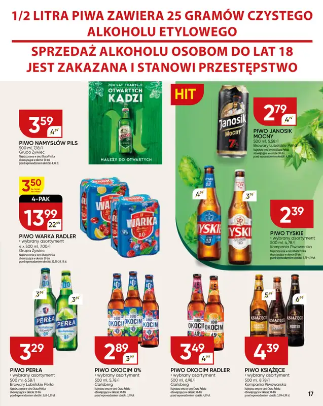 Chata Polska - gazetka promocyjna Gazetka od środy 13.08 do niedzieli 24.08 - strona 17