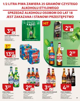 Chata Polska - gazetka promocyjna Gazetka od środy 13.08 do niedzieli 24.08 - strona 17 Chata Polska - gazetka promocyjna Gazetka od środy 13.08 do niedzieli 24.08 - strona 17