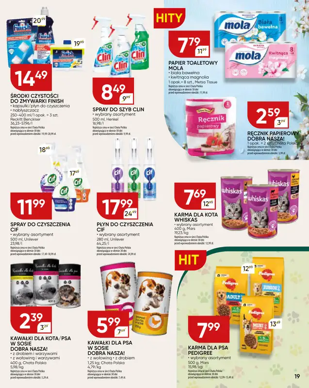 Chata Polska - gazetka promocyjna Gazetka od środy 13.08 do niedzieli 24.08 - strona 19