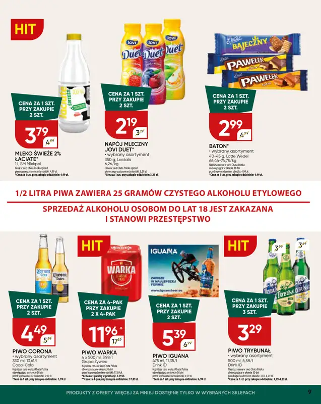 Chata Polska - gazetka promocyjna Gazetka od środy 13.08 do niedzieli 24.08 - strona 9