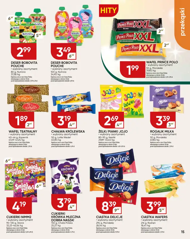 Chata Polska - gazetka promocyjna Gazetka od środy 13.08 do niedzieli 24.08 - strona 15