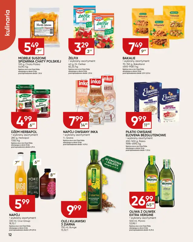 Chata Polska - gazetka promocyjna Gazetka od środy 13.08 do niedzieli 24.08 - strona 12