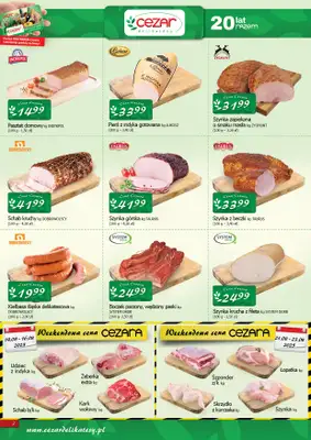 CEZAR Delikatesy - gazetka promocyjna Gazetka od czwartku 14.08 do środy 27.08 - strona 2 CEZAR Delikatesy - gazetka promocyjna Gazetka od czwartku 14.08 do środy 27.08 - strona 2