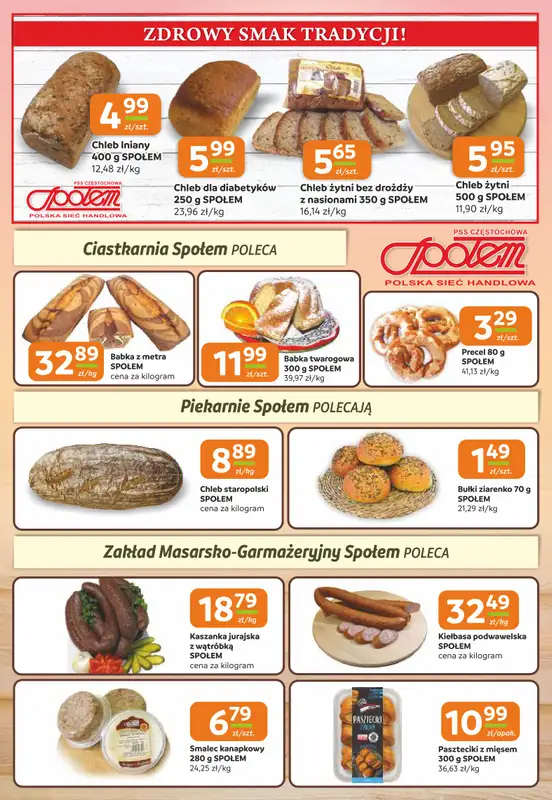 Społem Częstochowa - gazetka promocyjna Gazetka od czwartku 21.08 do wtorku 02.09 - strona 2