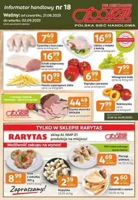 Społem Częstochowa - gazetka promocyjna Gazetka od czwartku 21.08 do wtorku 02.09