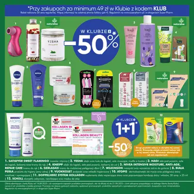 Super-Pharm - gazetka promocyjna Dni Klubu od czwartku 14.08 do czwartku 21.08 - strona 4 Super-Pharm - gazetka promocyjna Dni Klubu od czwartku 14.08 do czwartku 21.08 - strona 4