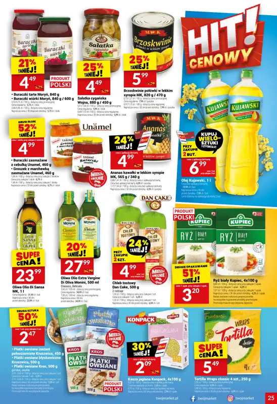 Twój Market - gazetka promocyjna Gazetka od środy 13.08 do wtorku 19.08 - strona 25